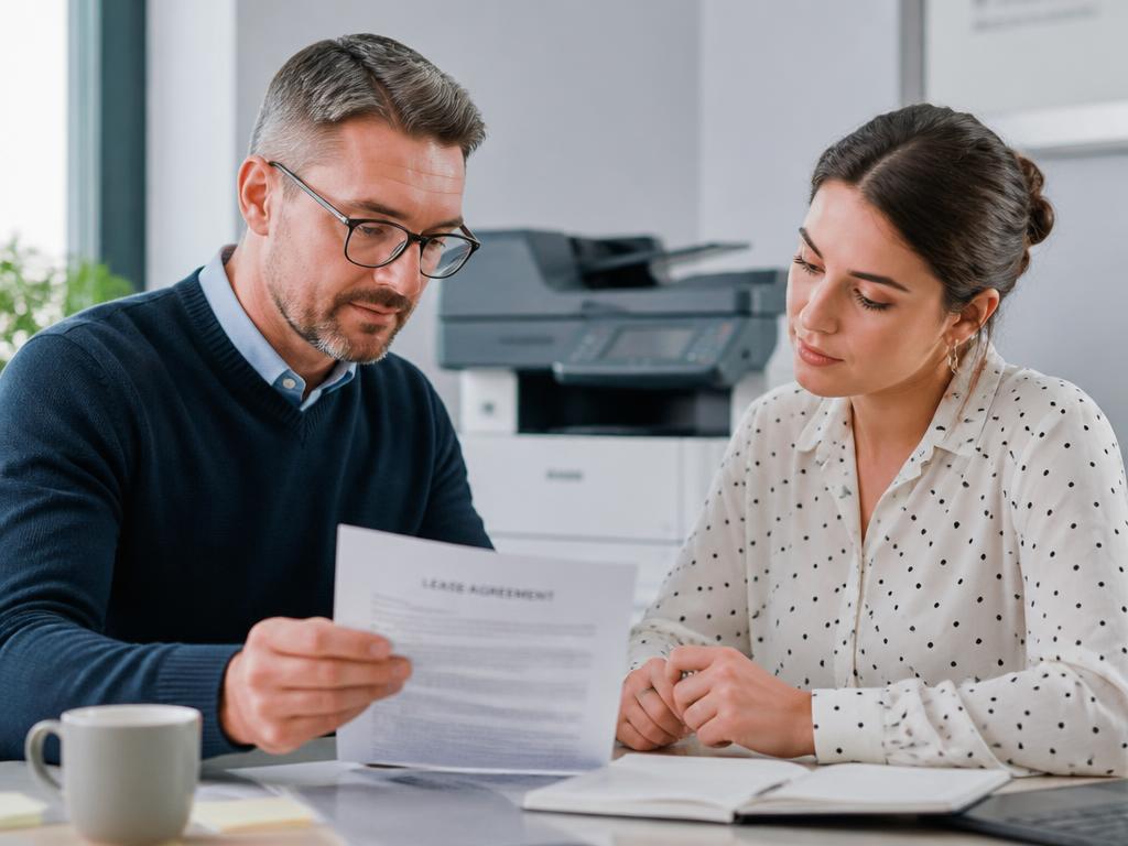 Photocopier leasing conversation in a Discovery Park (Sandwich) SME