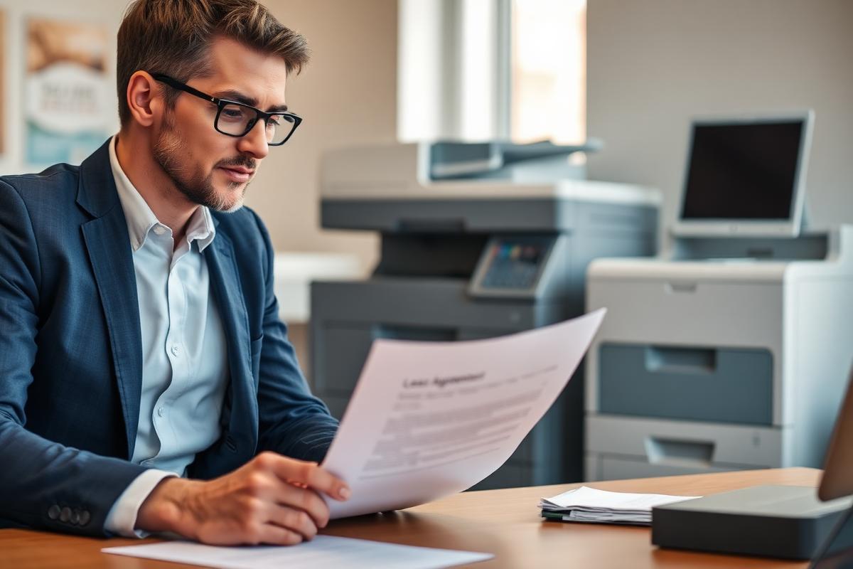 Photocopier leasing conversation in a Eurokent (Ramsgate) SME