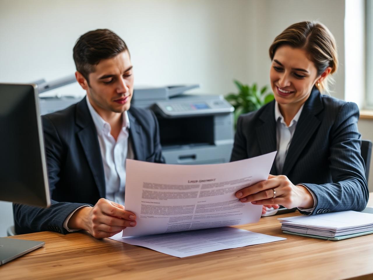 Photocopier leasing conversation in a Faversham SME