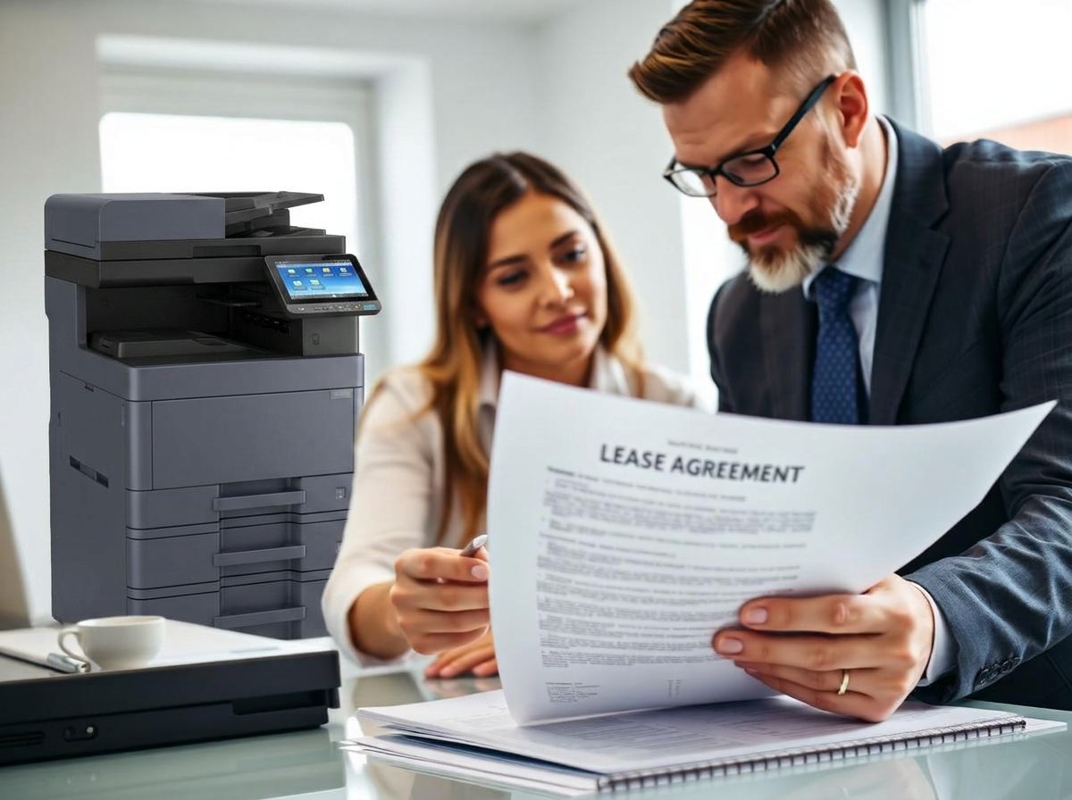 Photocopier leasing conversation in a Chatham SME