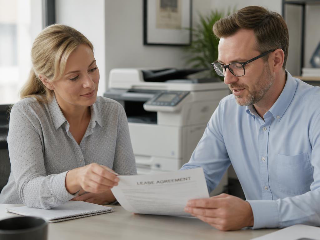 Photocopier leasing conversation in a Aylesford SME