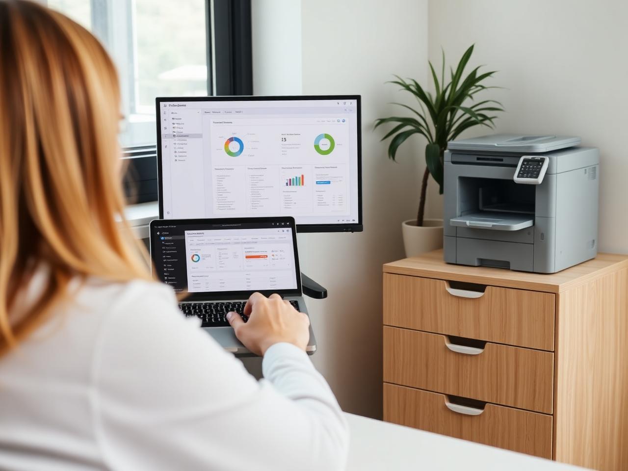 PaperCut print management dashboard being demonstrated in Maidstone